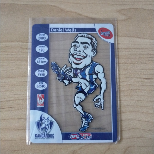 2013 Teamcoach Magic Wildcard Daniel Wells North Melbourne MW-12