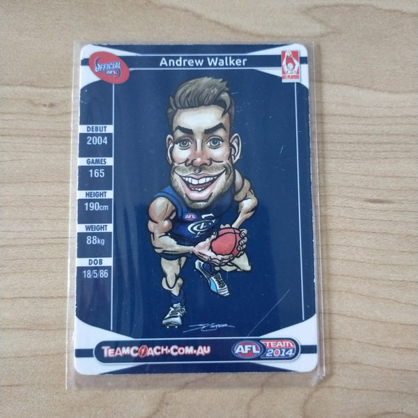 2014 Teamcoach Magic Wildcard Andrew Walker Carlton MW-03