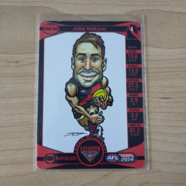 2014 Teamcoach Magic Wildcard Jobe Watson Essendon MW-05