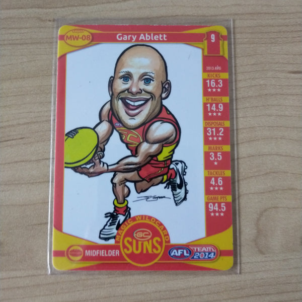 2014 Teamcoach Magic Wildcard Gary Ablett Gold Coast MW-08