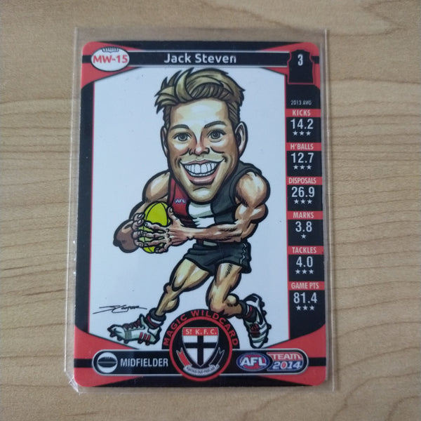 2014 Teamcoach Magic Wildcard Jack Stevens St Kilda MW-15