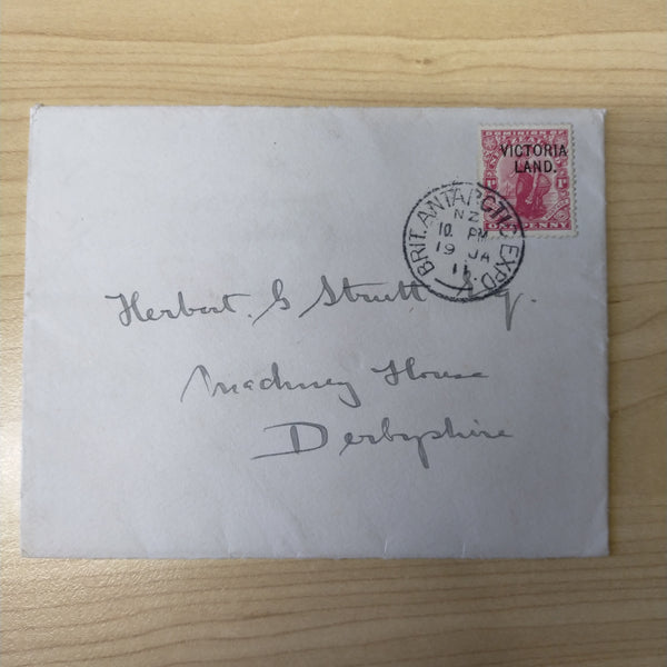 Antarctic 1910-13 British Antarctic Expedition Letter From Meteorologist George Simpson