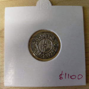 Great Britain GB King Canute (Cnut) of England and Denmark 1029-1035/6 Penny, Short Cross Type, slight bend, otherwise good Very Fine