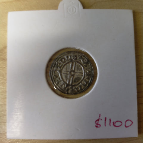 Great Britain GB King Canute (Cnut) of England and Denmark 1029-1035/6 Penny, Short Cross Type, slight bend, otherwise good Very Fine