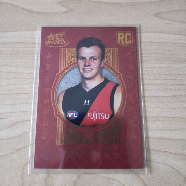 2021 AFL Optimum Plus Rookie Card Cody Brand Essendon LOW NUMBER No.002/455