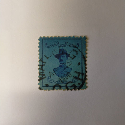 Cape of Good Hope South Africa 1900 3d Deep Blue on Blue General Baden-Powell Boy Scouts Fine Used with central Mafeking CGH cds SG20