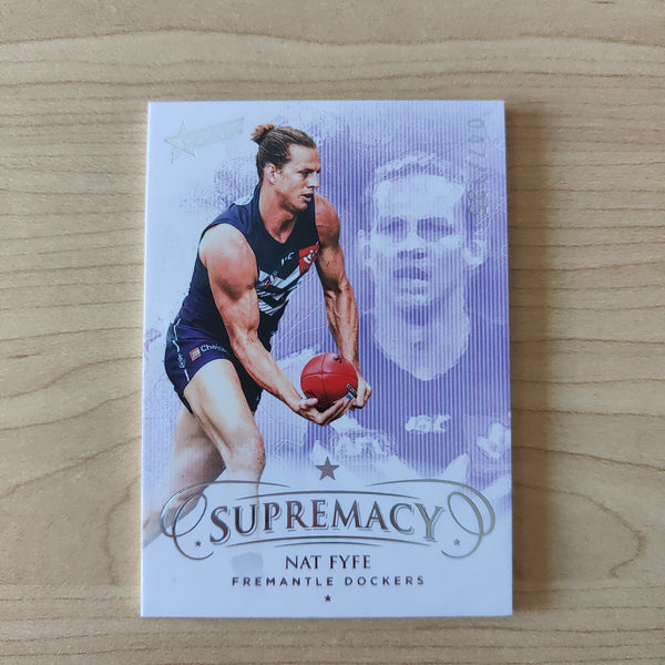 2021 Select Supremacy Silver Base Card Nat Fyfe Fremantle No.047/135
