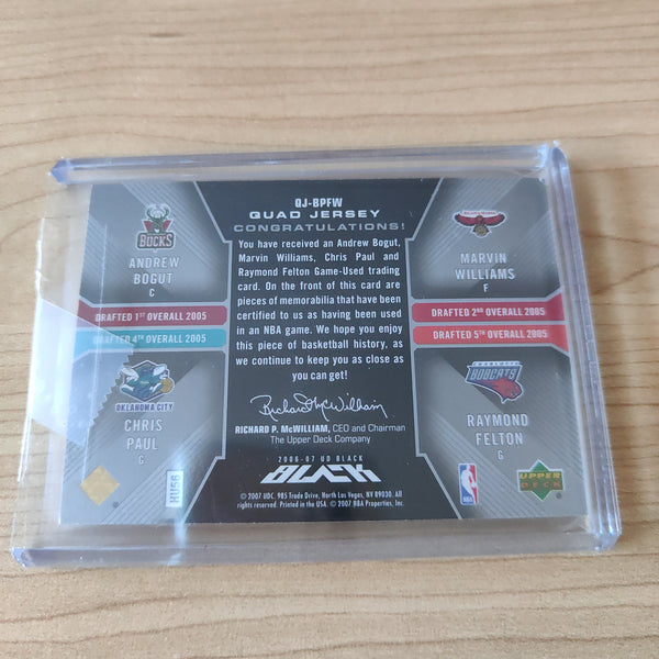 2007 Upper Deck Black Quad Jersey NBA Basketball Card No.04/15