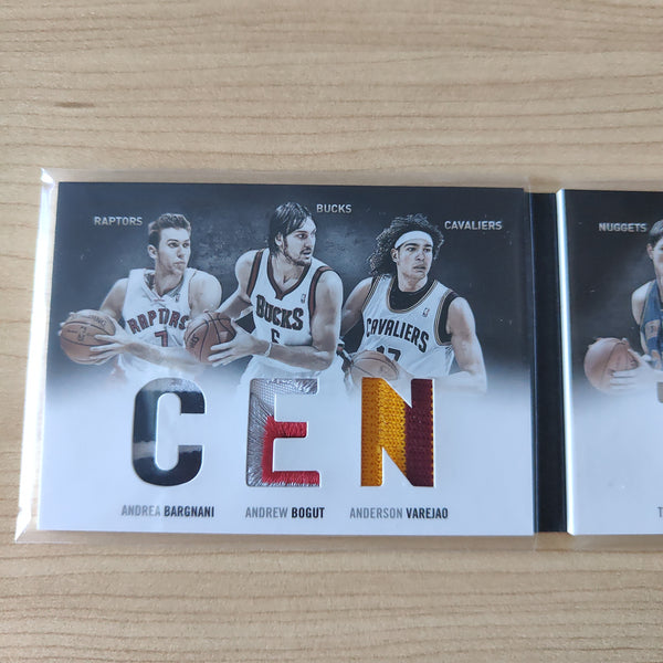 2011 Panini Preferred Center Patch NBA Basketball Card No.02/25