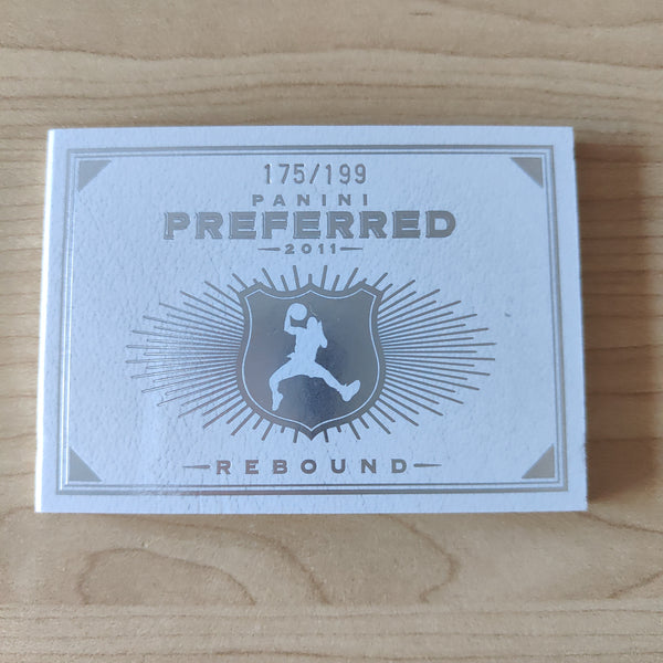 2011 Panini Preferred Rebound Patch NBA Basketball Card No.175/199