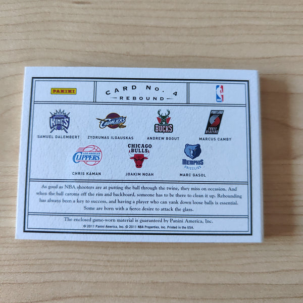 2011 Panini Preferred Rebound Patch NBA Basketball Card No.175/199