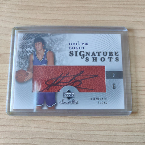2005 Upper Deck Signature Shots Andrew Bogut Bucks NBA Basketball Card