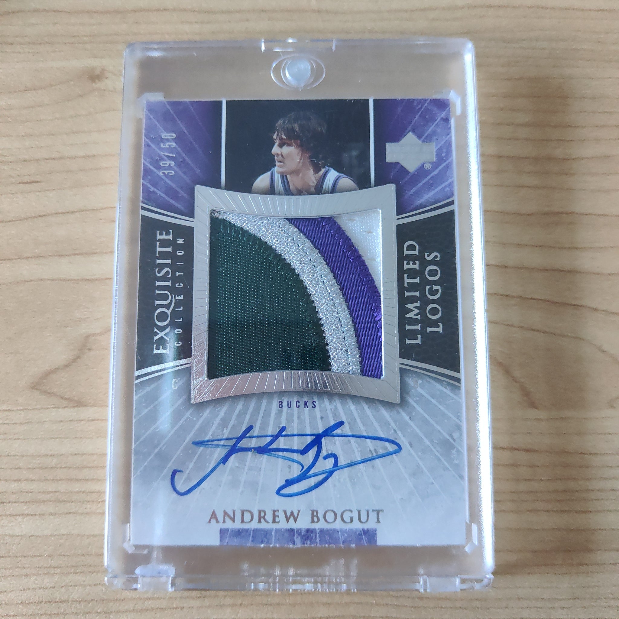 2006 Upper Deck Limited Logos Andrew Bogut Bucks NBA Basketball Card No.39/50