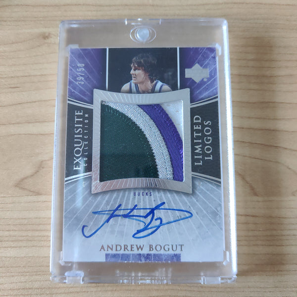 2006 Upper Deck Limited Logos Andrew Bogut Bucks NBA Basketball Card No.39/50