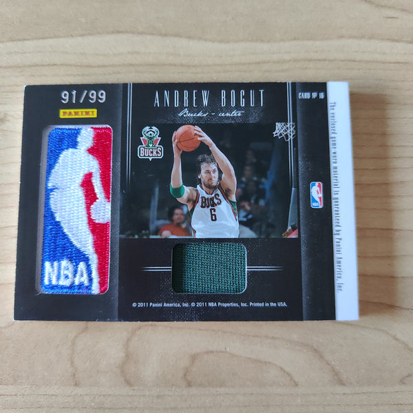 2011 Panini Passing The Torch Mark Eaton Andrew Bogut Bucks NBA Basketball Card No.91/99