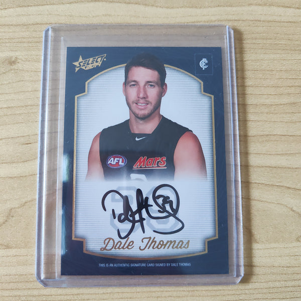 2014 Select Dale Thomas Carlton Signature Card No.19/50