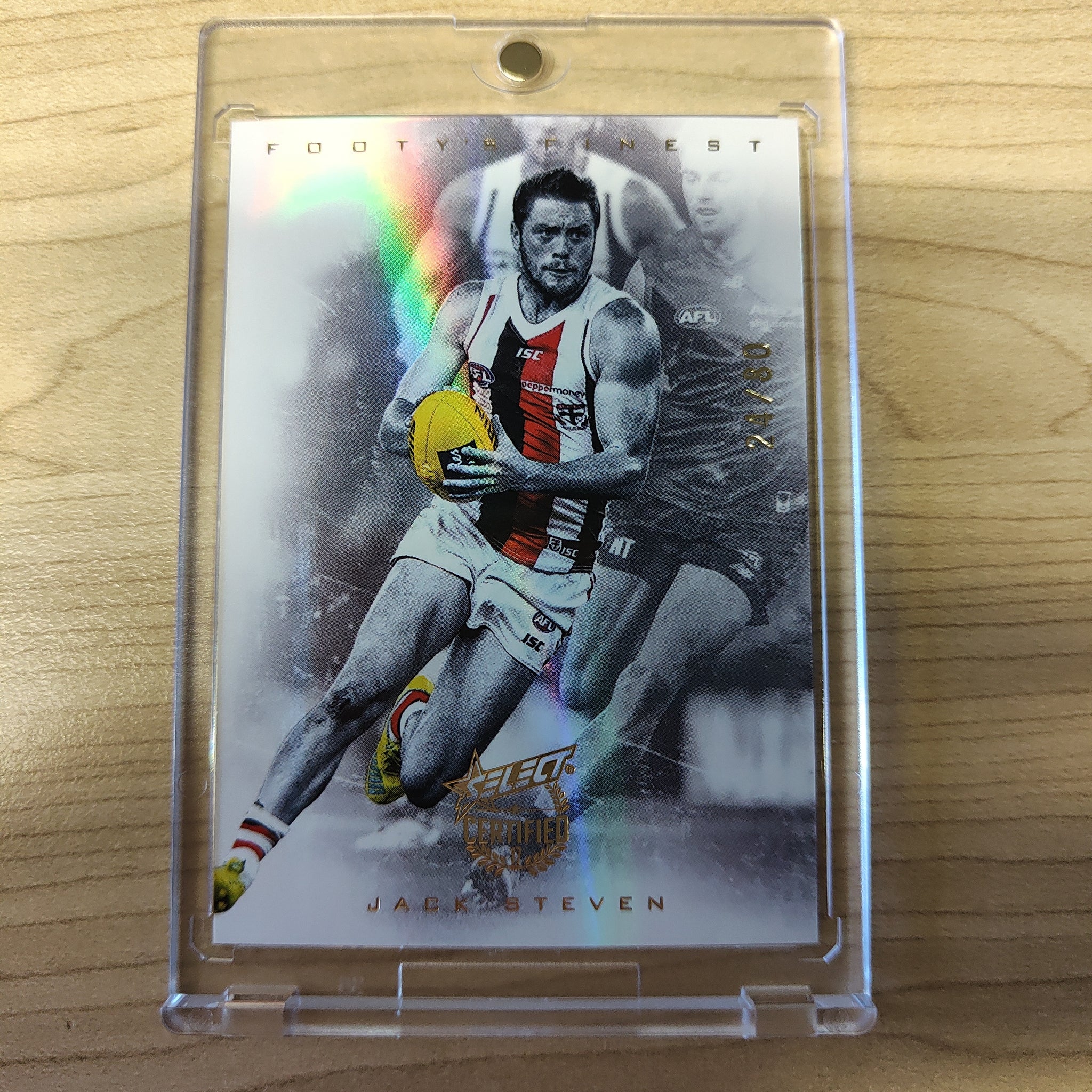 2017 Select Certified Footy's Finest Jack Steven St Kilda No.24/80