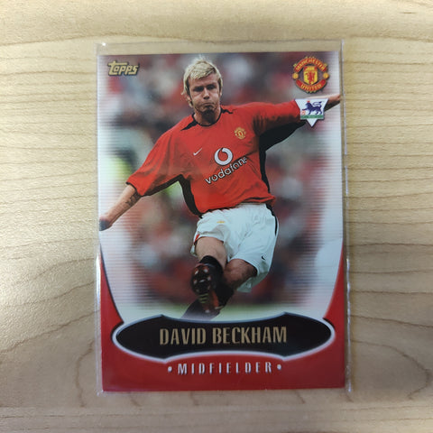 2003 Topps Premier Gold Card David Beckham Manchester United