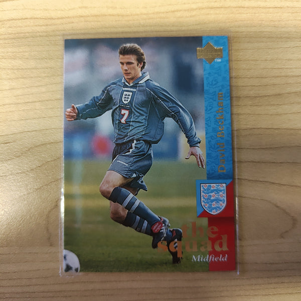 1997 Upper Deck The Squad Card David Beckham England