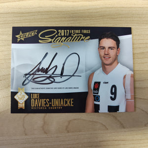 2017 Select Future Force Gold Signature Luke Davies-Uniacke No.101/120