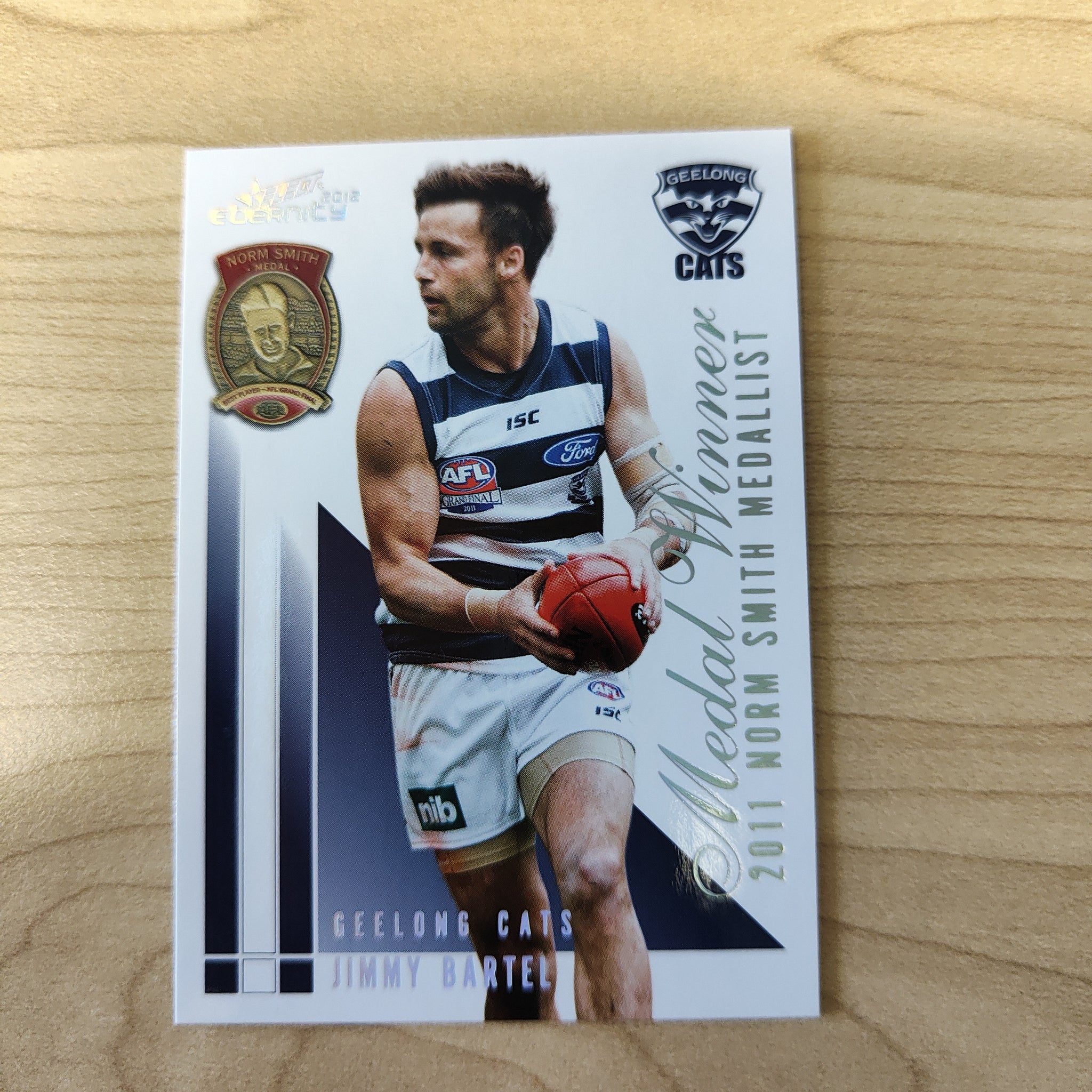 2012 Select Eternity Medal Winner Jimmy Bartel Geelong