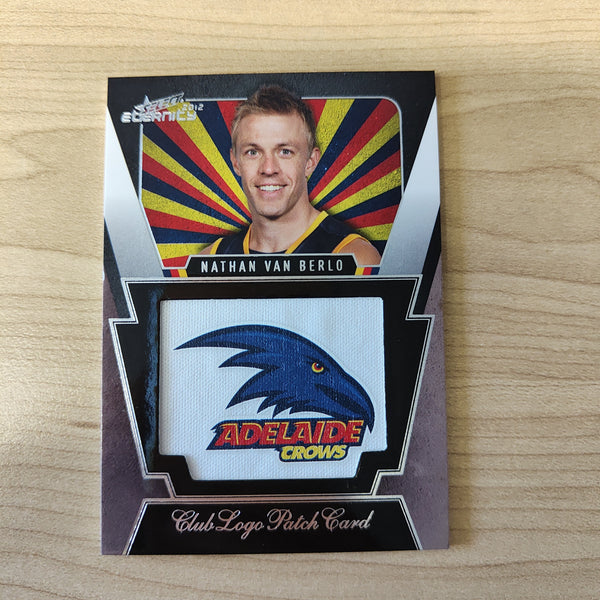 2012 Select Eternity Club Logo Patch Card Nathan Van Berlo Adelaide No.221