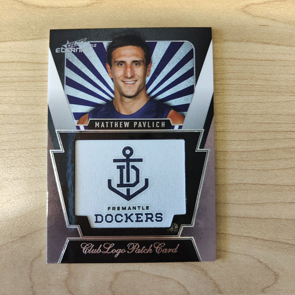 2012 Select Eternity Club Logo Patch Card Matthew Pavlich Fremantle No.337