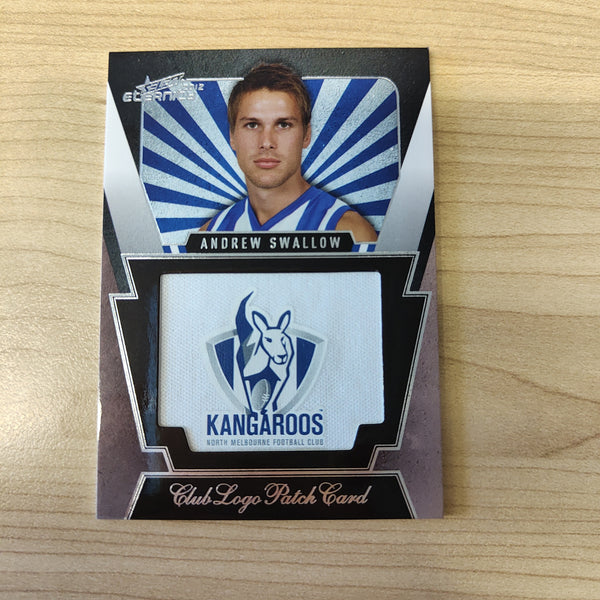 2012 Select Eternity Club Logo Patch Card Andrew Swallow North Melbourne No.386
