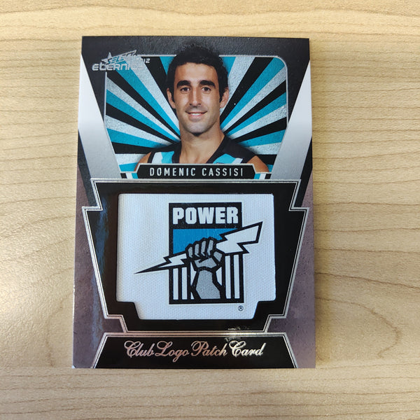 2012 Select Eternity Club Logo Patch Card Domenic Cassisi Port Adelaide No.027