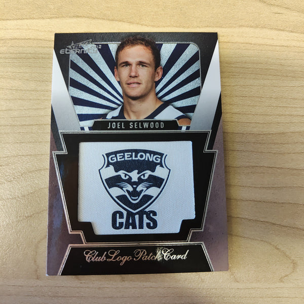 2012 Select Eternity Club Logo Patch Card Joel Selwood Geelong No.328