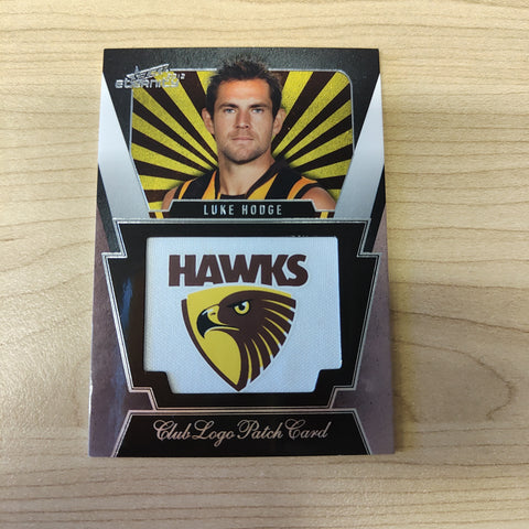 2012 Select Eternity Club Logo Patch Card Luke Hodge Hawthorn No.185