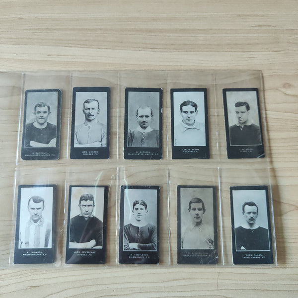 Soccer 1910 Smith's Cup Tie Cigarette Cards Part Set 35/100