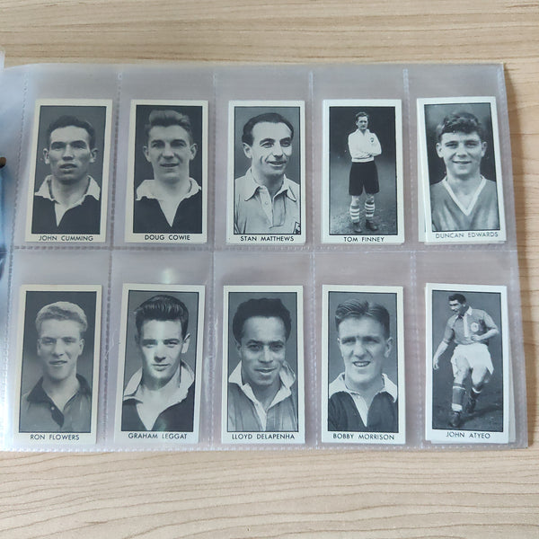 Soccer 1957 DC Thompson Football Stars Cigarette Cards Complete Set of 48