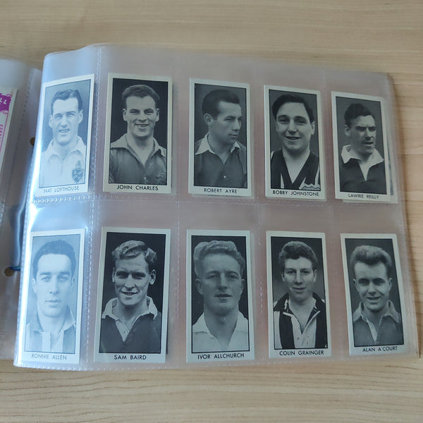 Soccer 1957 DC Thompson Football Stars Cigarette Cards Complete Set of 48