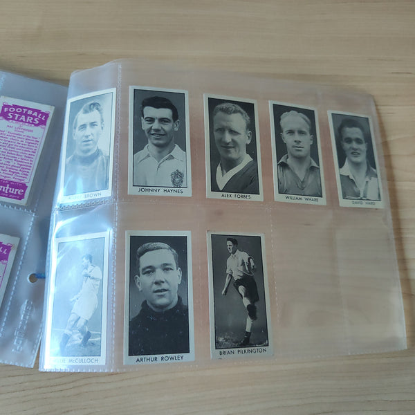 Soccer 1957 DC Thompson Football Stars Cigarette Cards Complete Set of 48