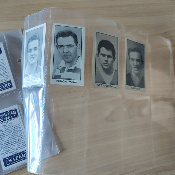 Soccer 1959 DC Thompson Football Stars of 1959 Cigarette Cards Complete Set of 44