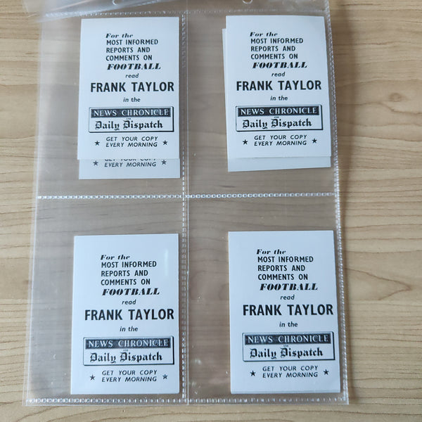 Soccer 1955 News Chronicle and Daily Dispatch Bradford City FC Lot of 12 Cigarette Cards