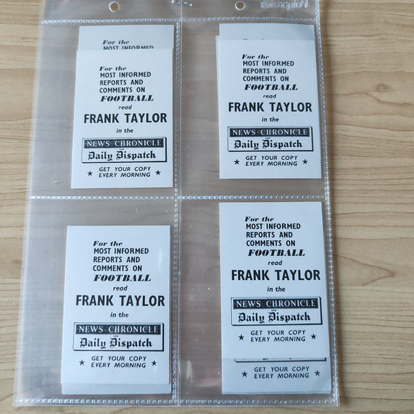 Soccer 1955 News Chronicle and Daily Dispatch Bradford City FC Lot of 12 Cigarette Cards