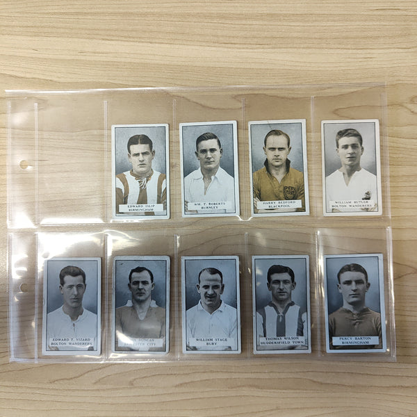 Soccer 1925 Gallaher Famous Footballers Green Back Part Set 78/100 Cigarette Cards