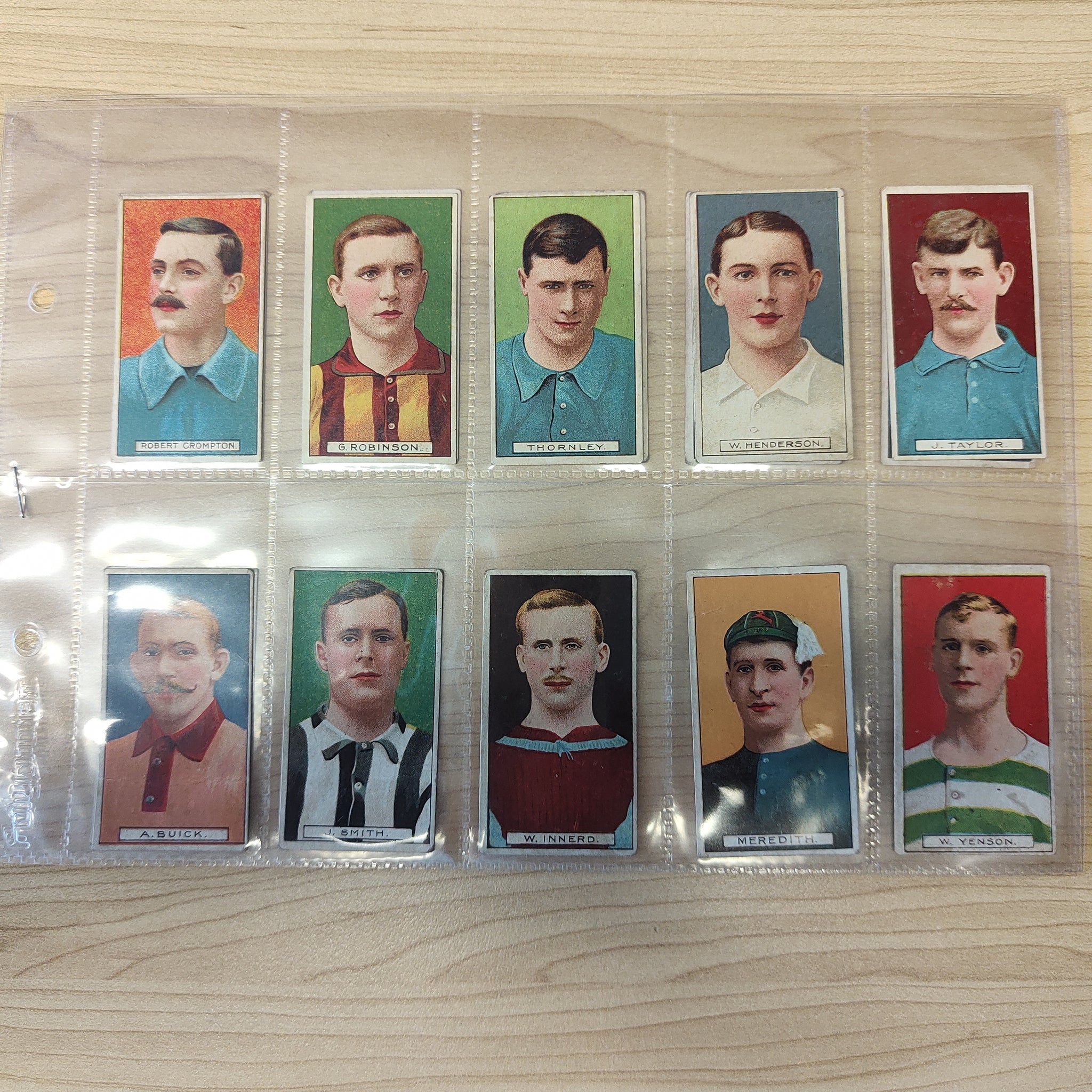 England 1907 Soccer Cohen Weenen & Co Football Captains Part Set 16/60 Cigarette Cards