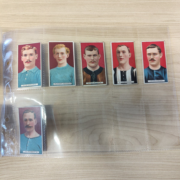 England 1907 Soccer Cohen Weenen & Co Football Captains Part Set 16/60 Cigarette Cards