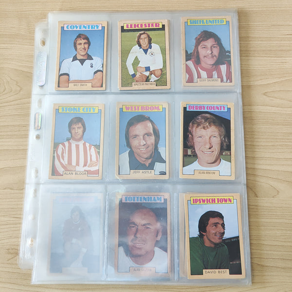 Soccer 1973-74 A&BC Gum Footballers Series 1 and 2 Two Part Sets 36/131 and 33/130