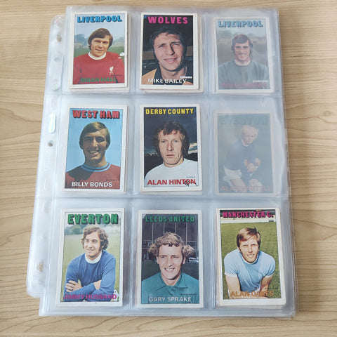 Soccer 1972-73 A&BC Gum Footballers Series 1 and 2 Two Part Sets 35/109 and 36/110