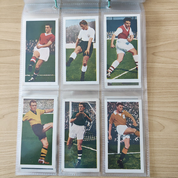 Soccer 1958 Chix Confectionery Famous Footballers Complete Set of 48 Cards