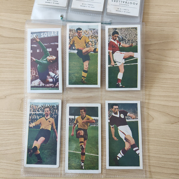 Soccer 1958 Chix Confectionery Famous Footballers Complete Set of 48 Cards