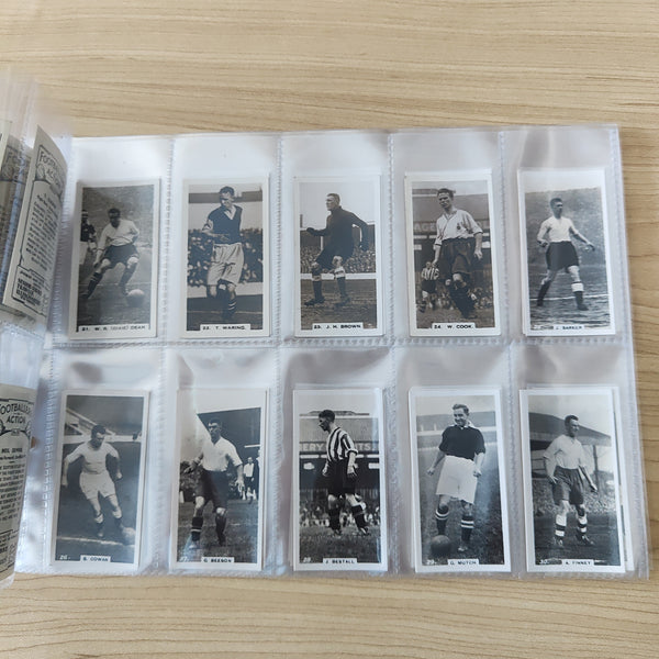 Soccer 1934 Pattreiouex Footballers in Action. Set of 78 Photo Cigarette Cards
