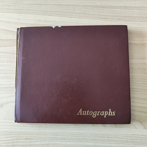 Soccer 1981-2 Autograph Book with 210 Signatures Including Manchester City and Liverpool