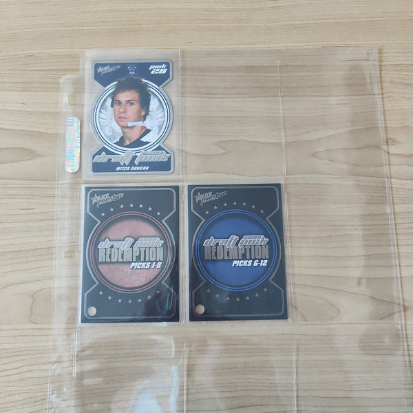 2010 Select Prestige Draft Pick Die Cut Set of 28 Cards With Two Redemption Cards