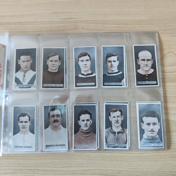 Sucker 1914 Wills Scissors Cigarette Cards Famous Footballers Part Set 33/50