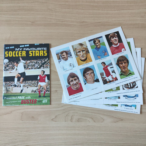 Soccer 1971 IPC Magazine My Favourite Stars Set With Album Buster and Jet